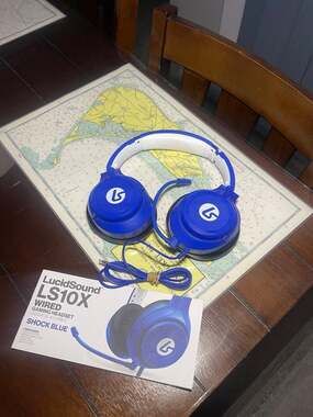 LucidSound LS10X Wired Gaming Headset for Xbox Series XS,Xbox one Shock Blue